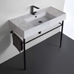 Scarabeo 5124-54-CON-BLK Sink Finish